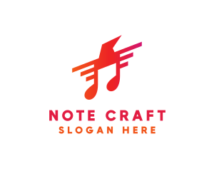 Note - Song Bird Note logo design