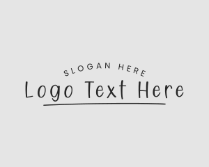 Organization - Handwriting Business Brand logo design