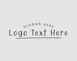 Hippie - Handwriting Business Brand logo design