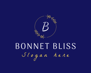 Elegant Wreath Lifestyle Boutique logo design