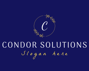 Elegant Wreath Lifestyle Boutique logo design