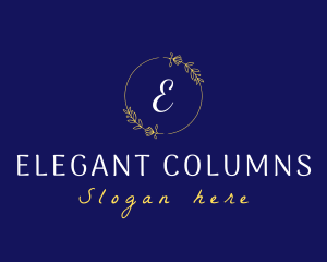 Elegant Wreath Lifestyle Boutique logo design