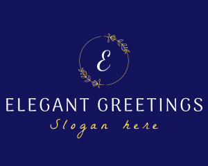 Elegant Wreath Lifestyle Boutique logo design