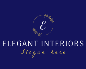 Elegant Wreath Lifestyle Boutique logo design