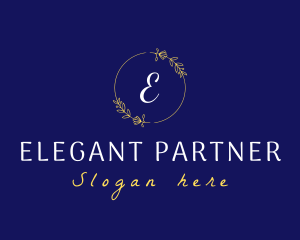 Elegant Wreath Lifestyle Boutique logo design