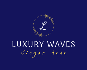 Elegant Wreath Lifestyle Boutique logo design