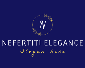 Elegant Wreath Lifestyle Boutique logo design