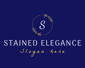 Elegant Wreath Lifestyle Boutique logo design