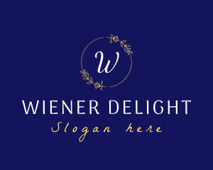 Elegant Wreath Lifestyle Boutique logo design