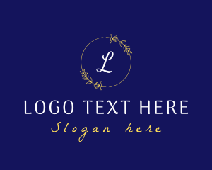 Chic - Elegant Wreath Lifestyle Boutique logo design