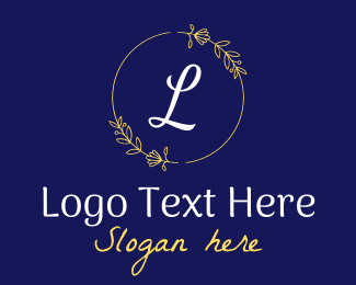 Elegant Wreath Letter Logo
