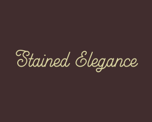 Elegant Cursive Calligraphy logo design