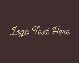 Sign - Elegant Cursive Calligraphy logo design