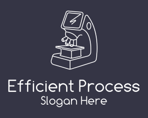 Procedure - Science Microscope Laboratory logo design