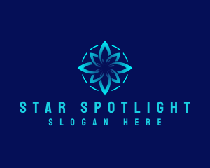 Compass Star Navigation logo design