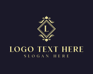 Events Place - Floral Wedding Planner Decor logo design