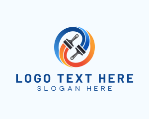 Contractor - Paint Brush Renovation logo design