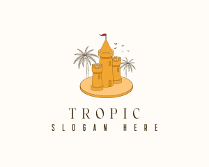 Resort Sand Castle logo design