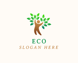 Eco Human Tree Logo