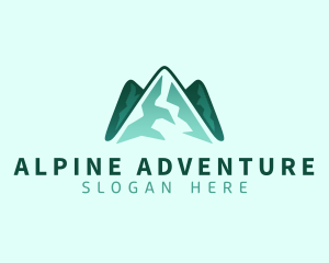 Alpine Mountain Summit logo design