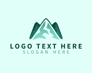 Highlands - Alpine Mountain Summit logo design