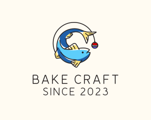 Seafood Fish Fishing logo design