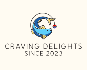 Seafood Fish Fishing logo design