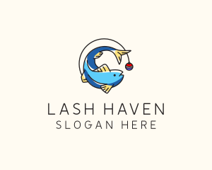 Seafood Fish Fishing logo design