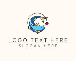 Marine - Seafood Fish Fishing logo design