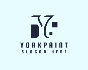 Digital Tech Letter Y logo design