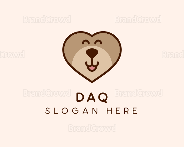Dog BearHeart Logo