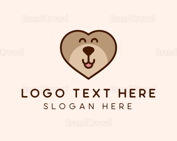 Dog BearHeart Logo