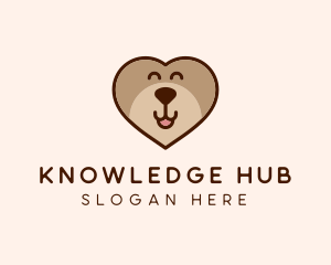 Toy Store - Dog BearHeart logo design