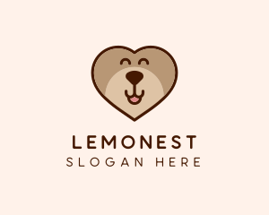 Kids - Dog BearHeart logo design