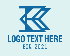 Accomodation - Corporate Arrow Letter K logo design