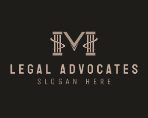 Lawyer - Pillar Lawyer Bank logo design