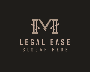 Lawyer - Pillar Lawyer Bank logo design