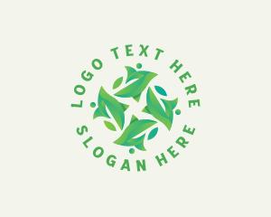 Spa - Leaf Environmental Community logo design