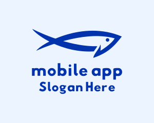 Minimalist Tuna Fish Logo