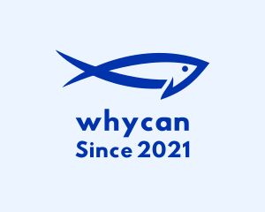 Marine Life - Minimalist Tuna Fish logo design