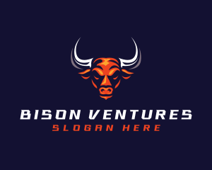 Bull Horn Strong logo design