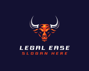 Livestock - Bull Horn Strong logo design