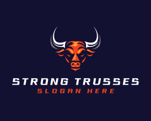 Bull Horn Strong logo design