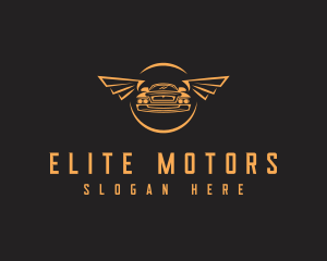 Dealer - Automotive Car Wings logo design