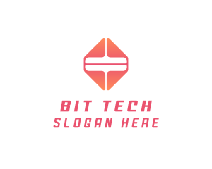 Tech Equal Sign logo design