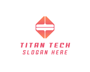 Tech Equal Sign logo design