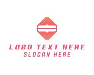 Negative Space - Tech Equal Sign logo design