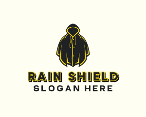 Raincoat Hoodie Jacket logo design