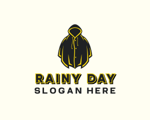 Raincoat Hoodie Jacket logo design