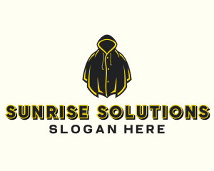 Raincoat Hoodie Jacket logo design